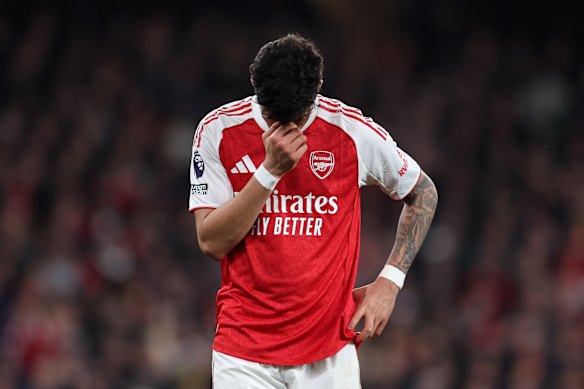 Piero Hincapie’s body language says it all.