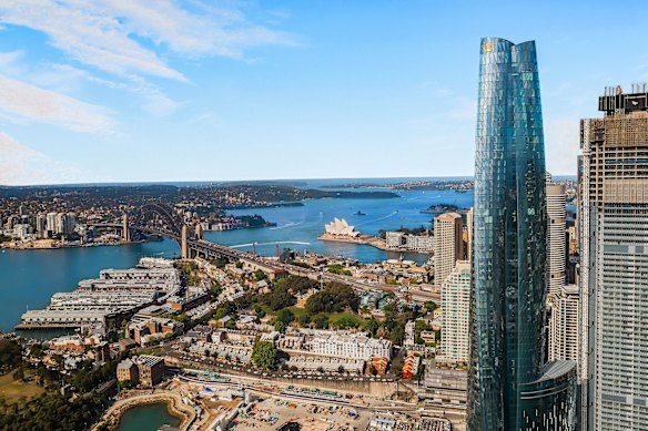 Tony Tartak and his wife Mary have sold one half of their whole floor in Crown Towers for $35.5 million, almost doubling their money in just a few years.