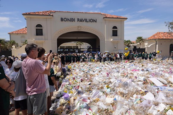 The Bondi Pavilion following the tragedy.