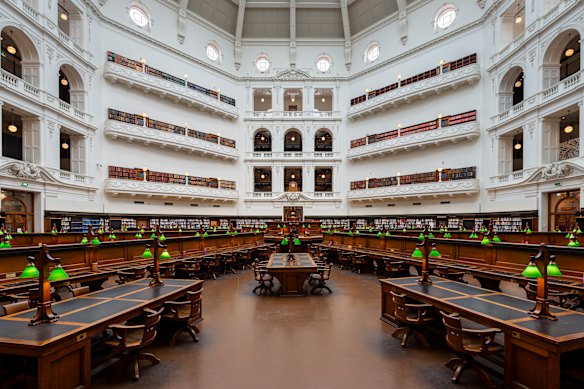 La Trobe Reading Room, State Library of Victoria.