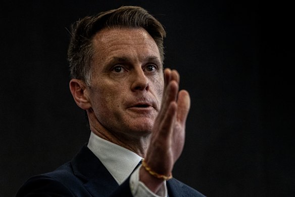 NSW Premier Chris Minns on Friday. 