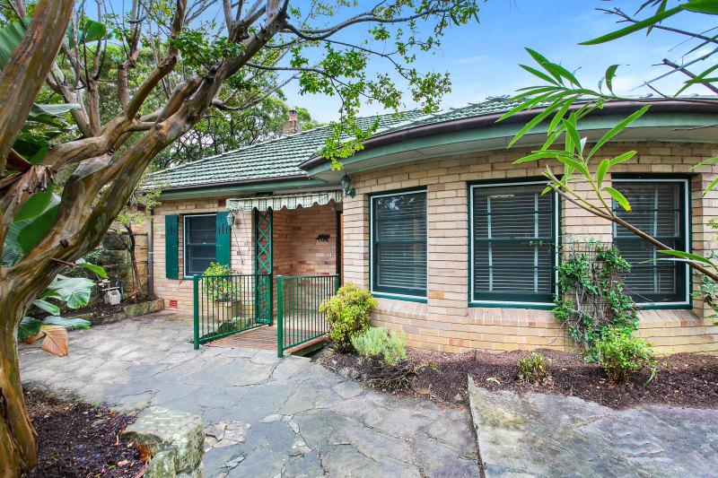 The 1950s-built house on Mosman’s Sirius Cove Beach is set on 1800 square metres.