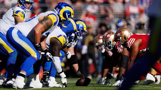 The Rams and 49ers will play at the MCG next week.