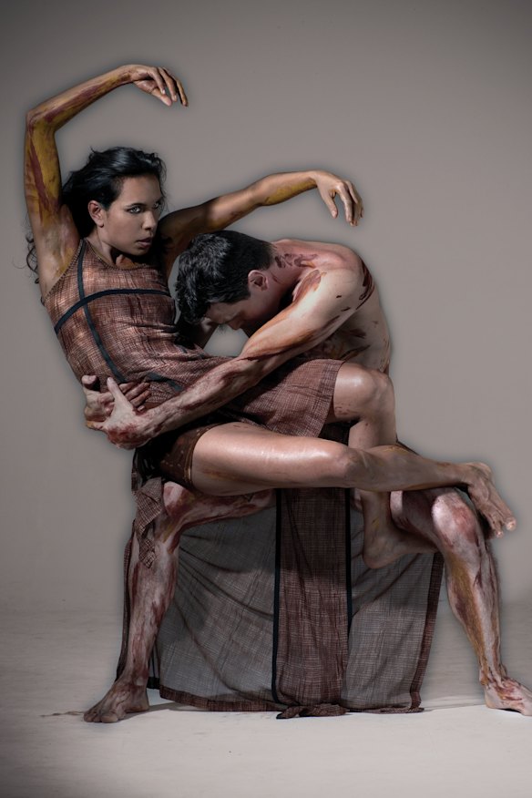 Frances Rings and Steven Heathcote in a promotional image for Rites.