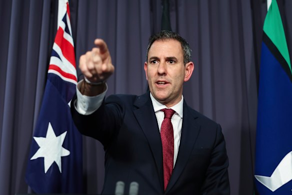 Treasurer Jim Chalmers.