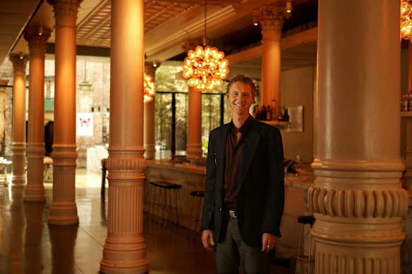 Justin Hemmes pictured at  Establishment in 2005.