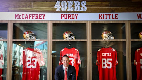 Al Guido, chief executive of the San Francisco 49ers, at Federation Square