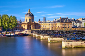 The Pont des Arts, described by Paul Pisasale as “a bridge in Paris to which all these locks were attached”.