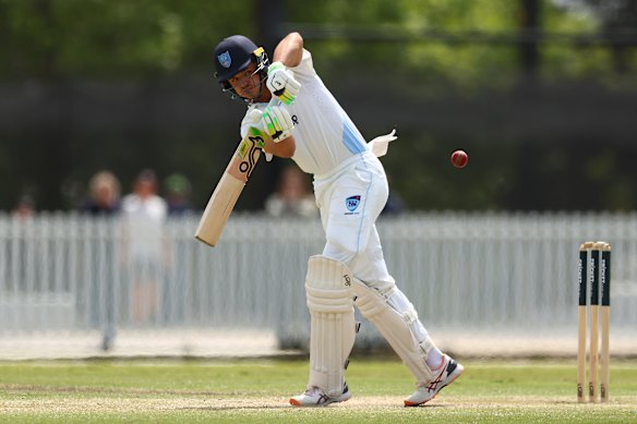 Sam Konstas in action for New South Wales.
