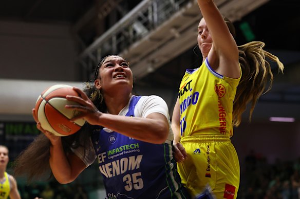 Pili played a starring role against Bendigo recently.