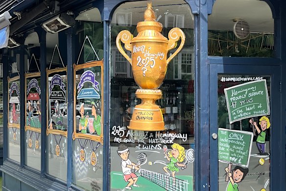 Wimbledon Village in all its glory.