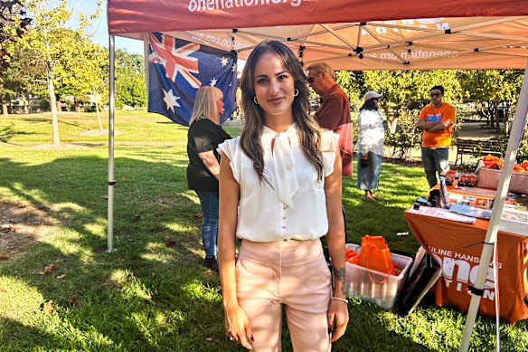 One Nation candidate Bianca Colecchia.
