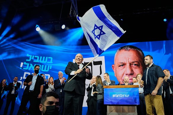 Gadi Eisenkot, leader of the Yashar (“Straight”) party, has failed to win an outright victory.