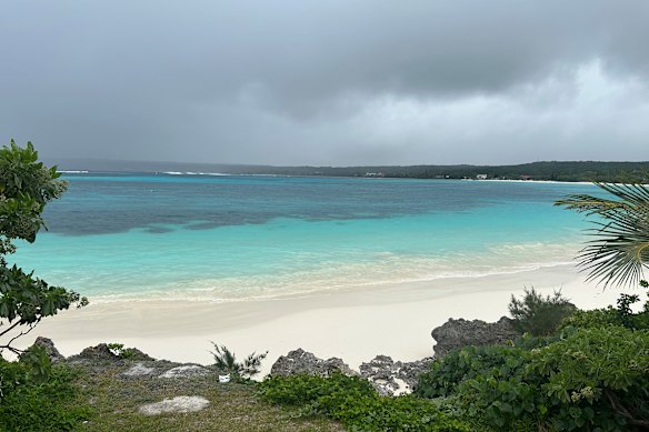 Remote Luecila Beach was a special swimming spot.