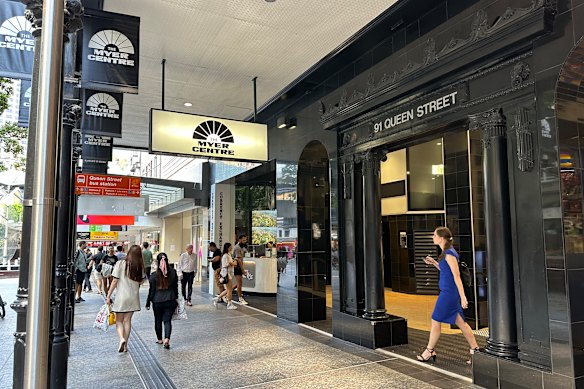 The Myer Centre was once the cornerstone of Brisbane’s CBD shopping precinct. 