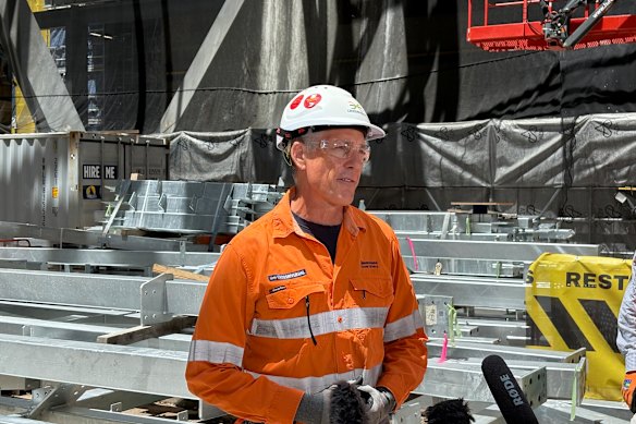 Cross River Rail Delivery Authority chief executive Graeme Newton.