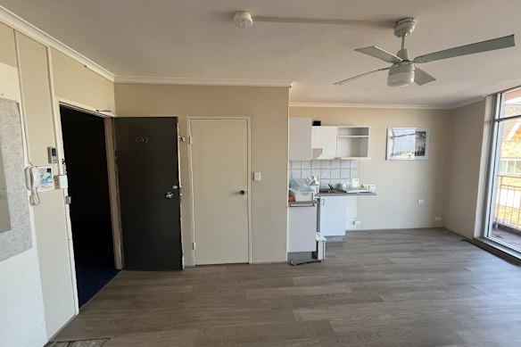 The apartment that Macdonald recently sold, before its redesign.