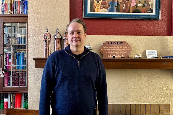 Reverend Dr Christian Collins Winn, of the Calvary Baptist Church in south Minneapolis.