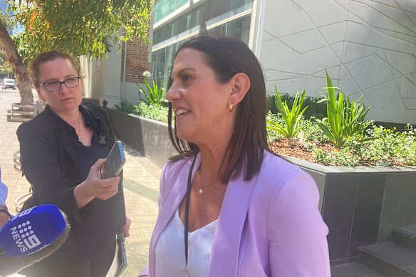 Tory Carter, mum of Alexis Lloyd who was the victim of a hit-and-run incident in Willetton in 2023.