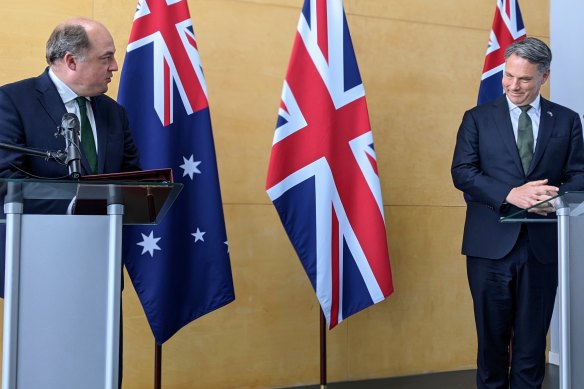 UK Defence Secretary Ben Wallace hosts Australian counterpart Richard Marles at BAE Systems shipyards at Barrow-in-Furness.