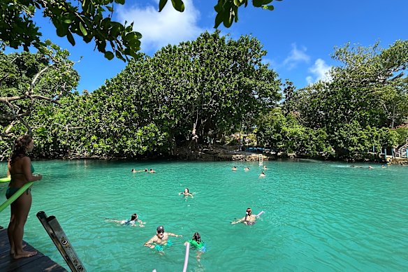 The Blue Lagoon was a real highlight of the onshore excursions.