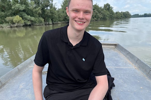 Daniel Jackson, 20, is the self-appointed president of Verdis.