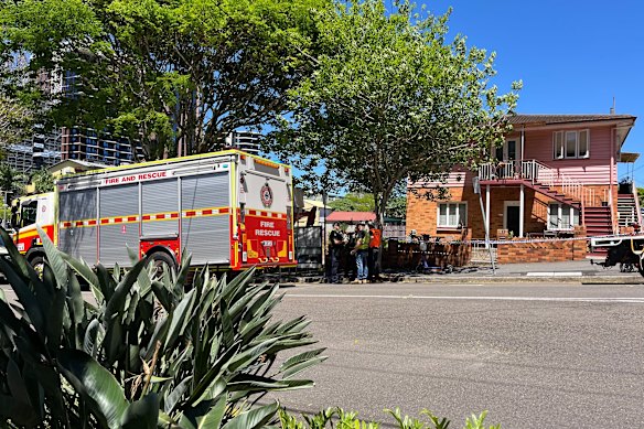 The site of the incident is close to the heart of West End.