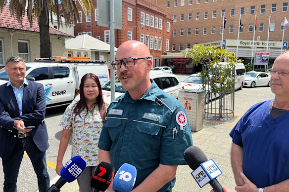 WA paramedic Chris Pike. 