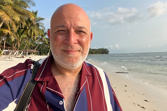 Harry Mitsidis – the world’s most travelled man – in Equatorial Guinea.