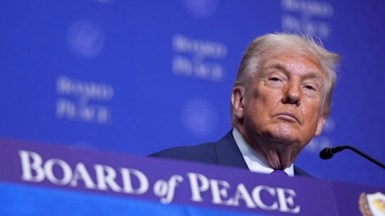 US President Donald Trump launched the inaugural meeting of his Board of Peace in Washington.
