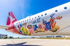 Qantas&rsquo; new A321XLR is bedecked in a livery inspired by the Great Barrier Reef. 