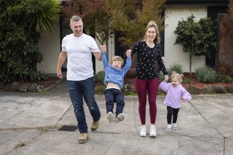 Natalie and Matthew Jeffery are looking for more space for their growing family. 