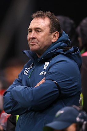 Raiders coach Ricky Stuart.