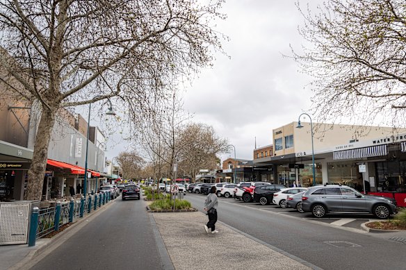 Church Street, Brighton. The Victorian government is planning to allow 12-storey residential buildings in the area.