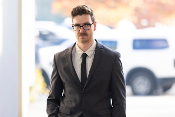 Digital forensics expert Shamen Fox-Henry outside court on May 21.