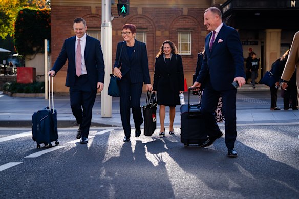 Former Parramatta Council chief executive Gail Connolly arrives at the ICAC on Tuesday.