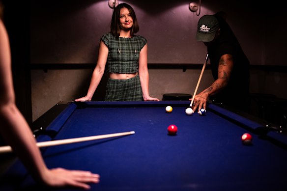 Olivia Dennis, or DENNIS, a singer who performs with Barley Passable. 