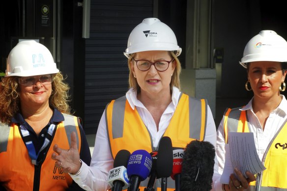 Premier Jacinta Allan is locked in a standoff with Prime Minister Anthony Albanese over funding for the Suburban Rail Loop.