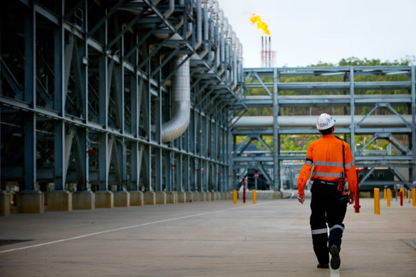 The Santos-backed GLNG business in Gladstone, Queensland.