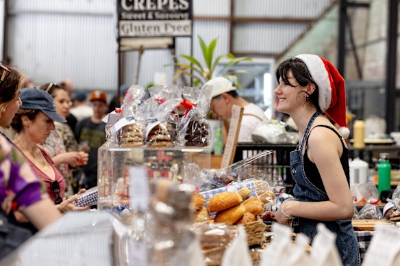 Carriageworks Christmas Market. 