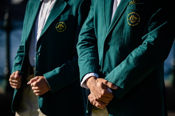 Part of the Australian uniform for the 2026 Commonwealth Games in Glasgow.