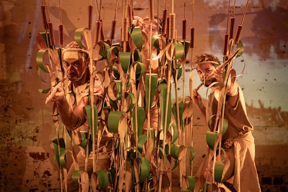 The play is a taut renactment of an altercation between colonial soldiers and members of an Indigenous population on the Murray River in Swan Hill.