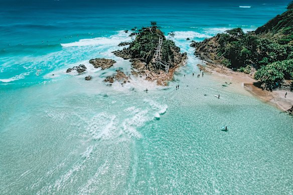 Byron Bay property prices have eased from their peak, but are still unreachable for many.