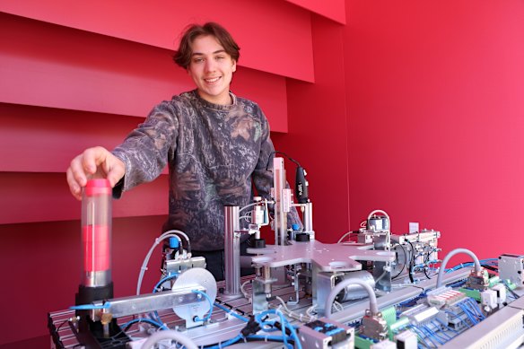 Year 11 student Elliott Smith is completing the VCE Vocational Major. 