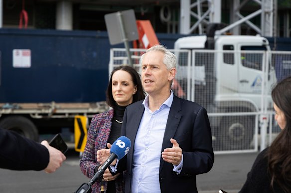 Minister for Skills and Training, Andrew Giles speaking from Melbourne on Friday morning.