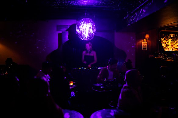 A DJ in Pleasure Club.