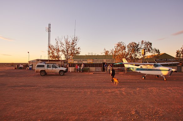 A Wrightsair Cessna in William Creek.