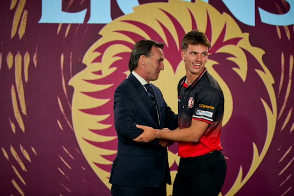 Brisbane academy player Daniel Annable was drafted by the Lions. 