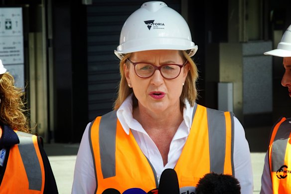 Premier Jacinta Allan was transport infrastructure minister at the time the grants were handed out in the lead-up to the 2022 election.