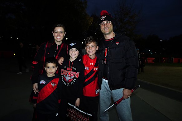 Charles Ferraro with wife Antonel Ferraro with kids Denver, Hudson and friend Zaidan Latif 